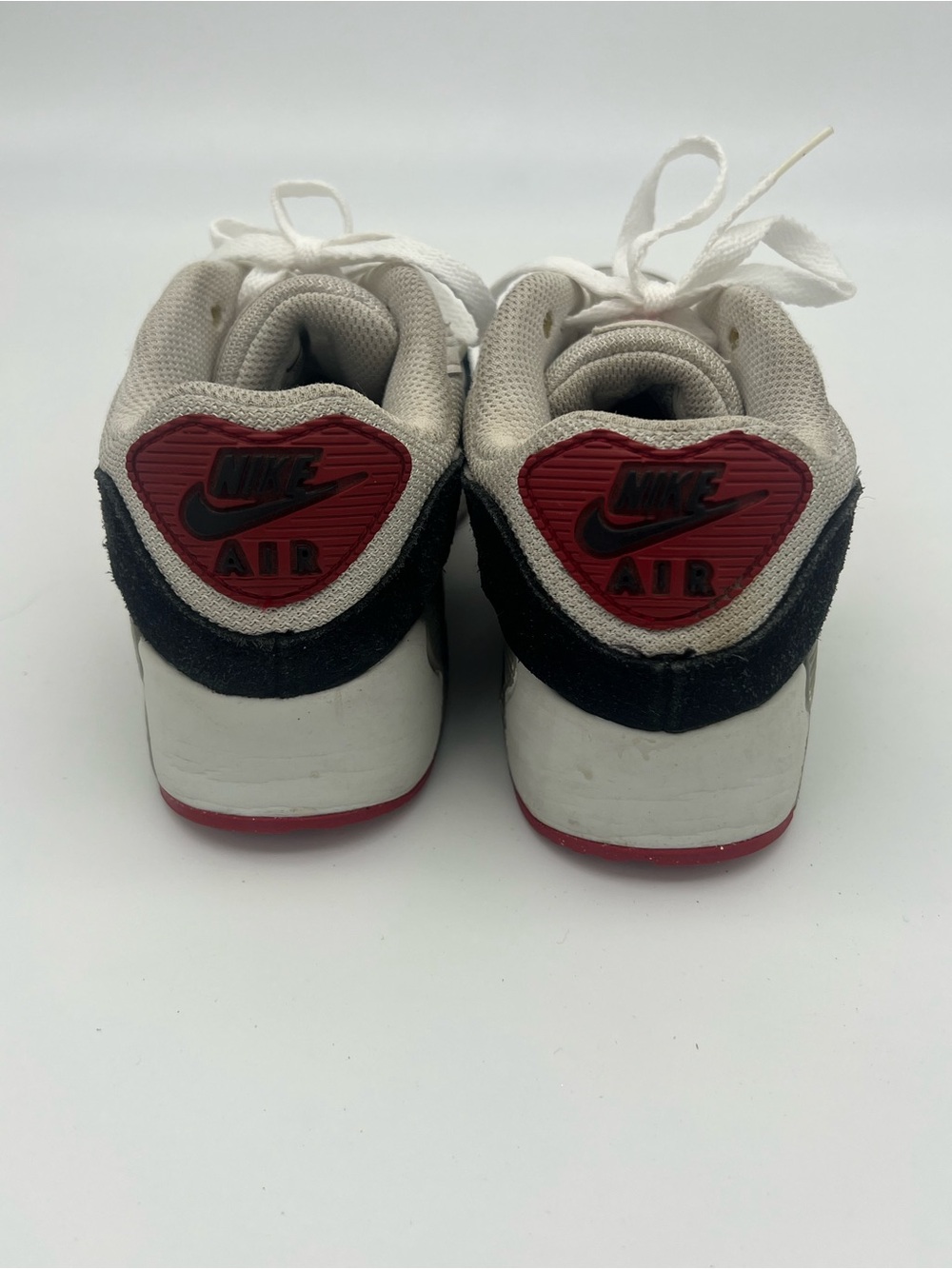 Nike Air Max Kids size 2Y Grey White Red sneakers boys shoes 2 athletic gym - Picture 7 of 9